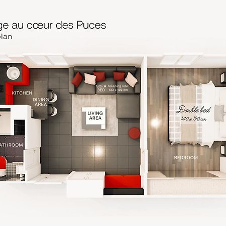 Marche Aux Puces De Saint-Ouen Apartment Exterior photo